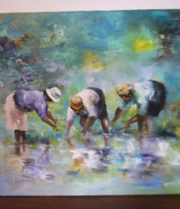 Huile sur toile  RAKATOMALALA 