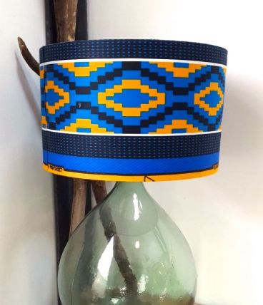 Dame Jeanne avec abat jour en wax