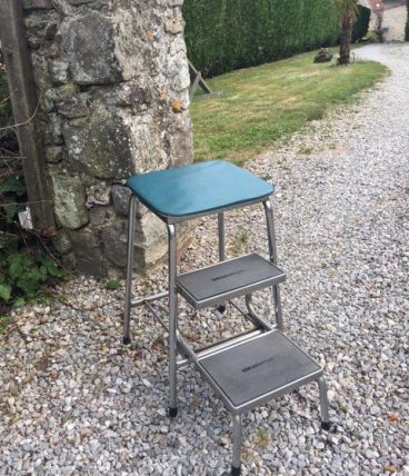 Tabouret escabeau vintage