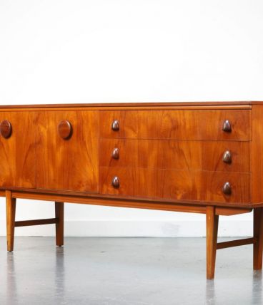 Enfilade en teck scandinave 1960's