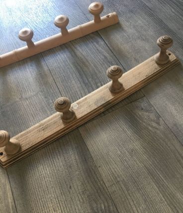 Porte manteaux en bois vintage 