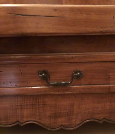 Bonnetière Louis XV  en noyer 90 x 200 cm