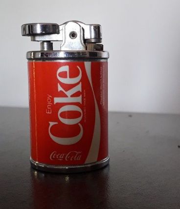 Ancien et rare briquet Coca Cola