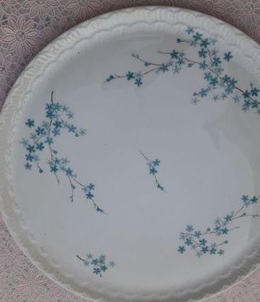 GRAND PLAT A TARTE PORCELAINE