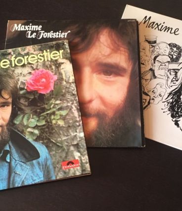 Maxime Le Forestier lot 3 vinyles 33 t