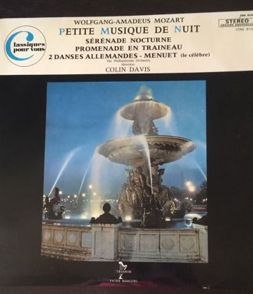 Mozart - Philharmonia Orchestra - 33 t