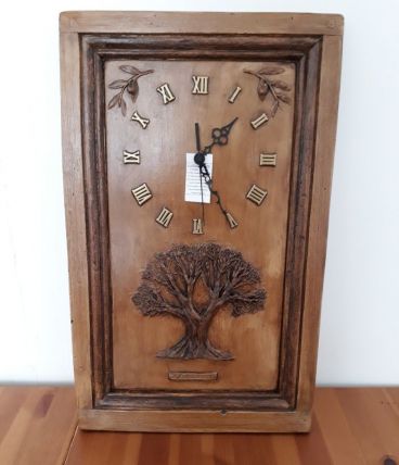 Horloge neuve pendule peinte main d'origine 