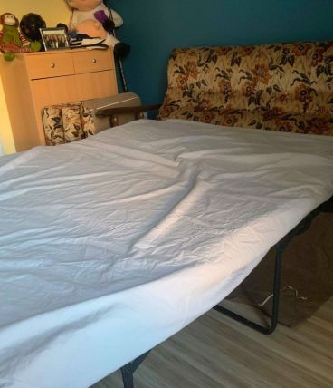 Canapé convertible lit vintage - Marque française Meral