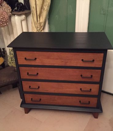 Commode vintage bois massif parfait état