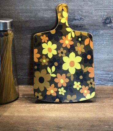 Planche à découper - Flower Power -Vintage