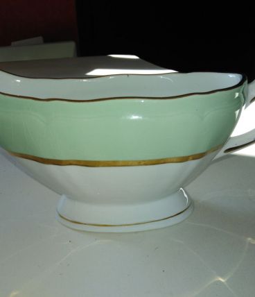 saucier porcelaine liseret d'or