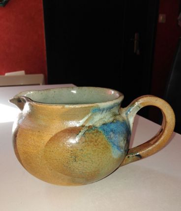 Cruche pichet broc terre cuite unique fait main