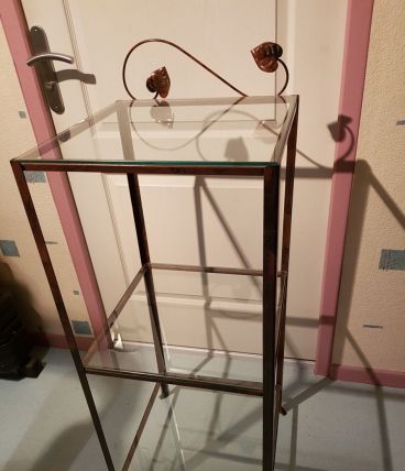 Étagère plateaux en verre