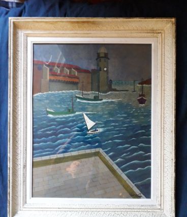 Peinture paysage de mer