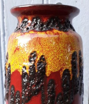 Vase w.germany 206-27 rouge