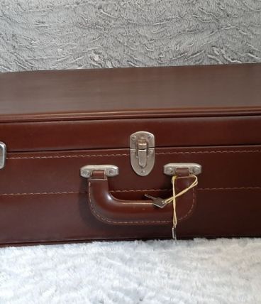 Valise vintage marron