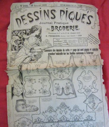 revue Dessins Piqués broderie patrons 1923