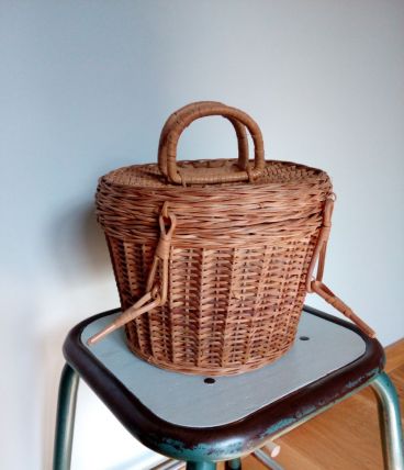 Panier à couture en osier 