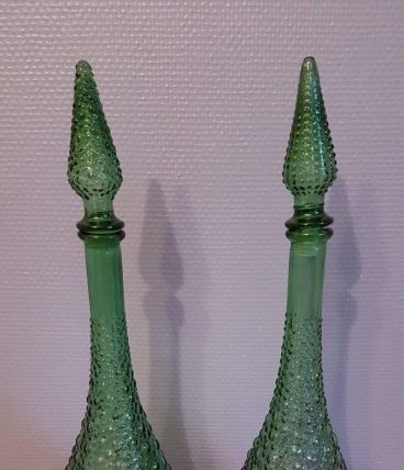 carafes italiennes empoli vertes vendues à l'unité