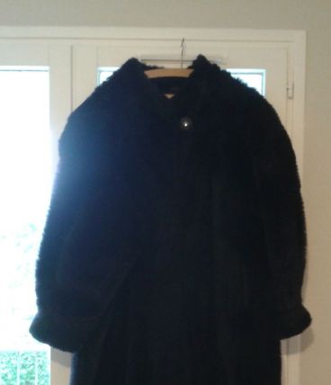 Manteau femme fourrure synthétique vintage