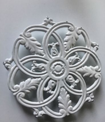 Dessus de plat fonte émaillée 