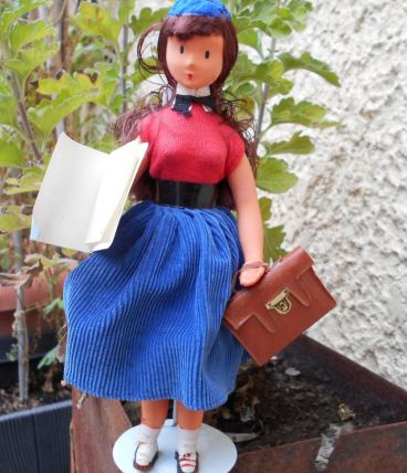 POUPEE PEYNET L'ETUDIANTE  ORIGINALE TRES BON ETAT VINTAGE