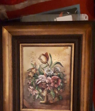 Cadre  émaux limoges