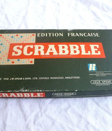 jeux  Scrabble ,  vintage