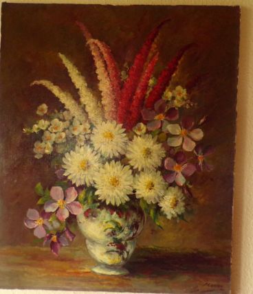 Nature morte signée P.KIMLEM 