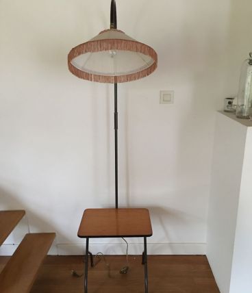 Lampadaire , tablette vintage