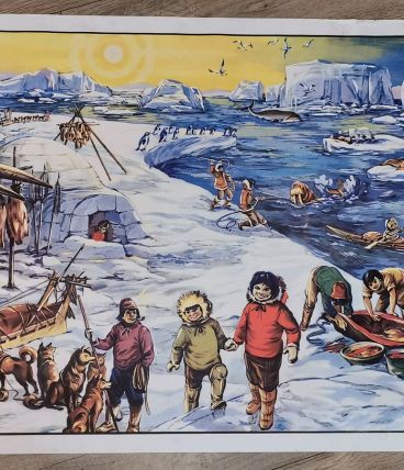 Affiche scolaire Mdi pays froids et méditerranéens