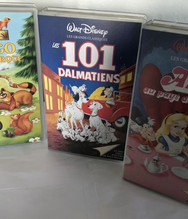 lot de 3 cassettes DVD pour enfants