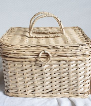 petite malle en osier