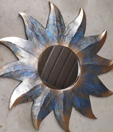 petit miroir soleil 70s