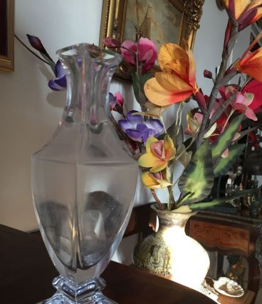 Vase estampille sevre cristal 