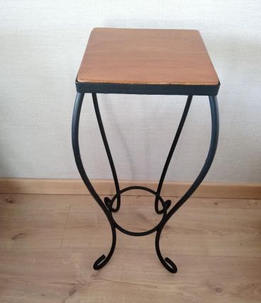 Sellette fer et bois 