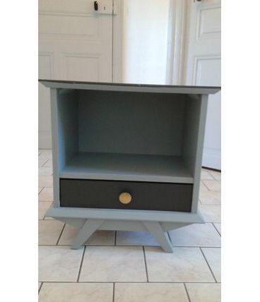 Chevet vintage relooké