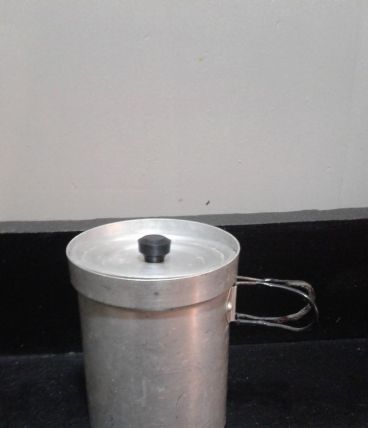 Pot à café aluminium XXème 