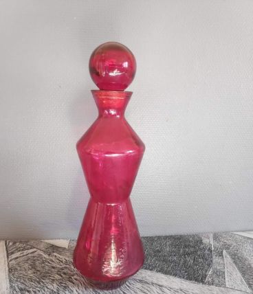 carafe vintage rose vintage des années 70