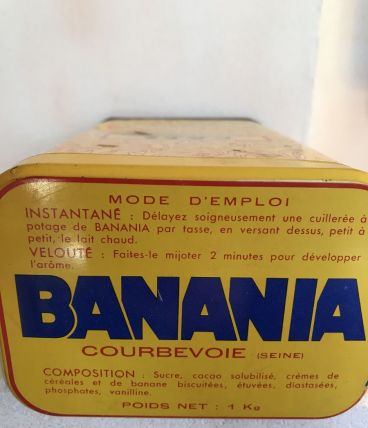 Boîte en métal Banania