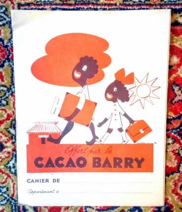 Ancien protège cahier publicitaire "cacao Barry"