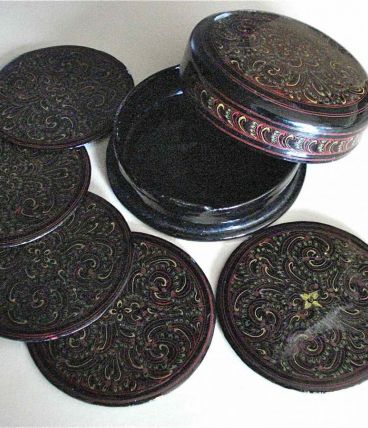 Boîte de 5 sous-verres ou bouteilles