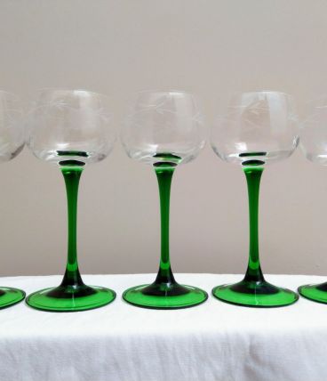 Verres à vin d'Alsace