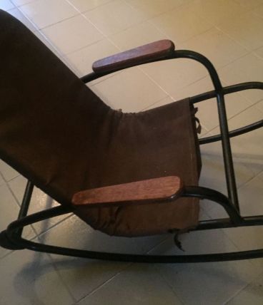 Rocking Chair Tubulaire du Bauhaus 1930s