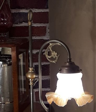 grande  lampe 1900  a tulipe  art nouveau  