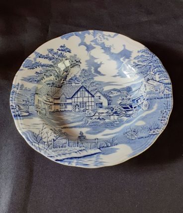 Assiette de la faïencerie de Luneville