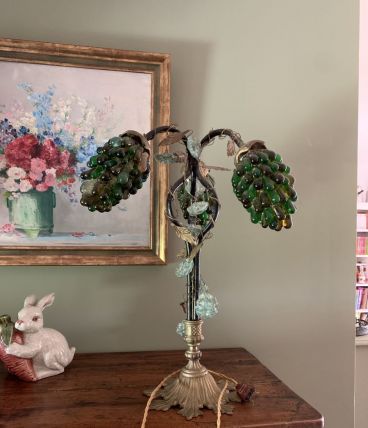 Lampe pâte de verre