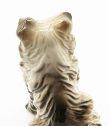 Statue chien céramique