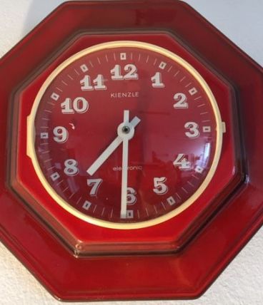 Horloge vintage KIENZLE céramique 1970’s         