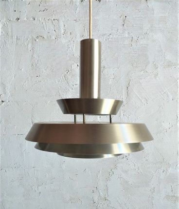 Suspension scandinave aluminium vintage années 60